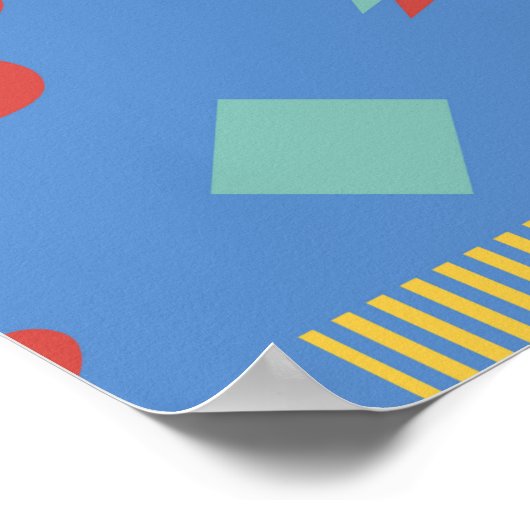 Poster motif sans soudure des années 90. Arrière - plan d (Coin)