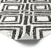 Poster Motif sauvage africain (Coin)