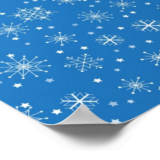 Poster Motif Snowflake (Coin)