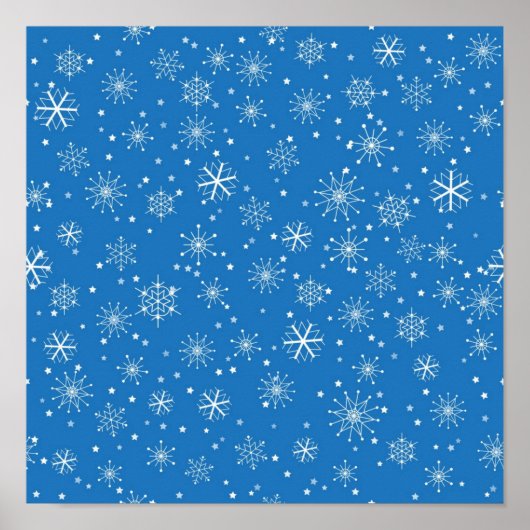 Poster Motif Snowflake (Devant)