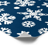 Poster Motif Snowflake (Coin)