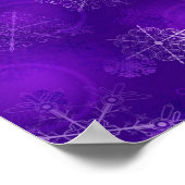 Poster Motif Snowflake (Coin)