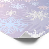 Poster Motif Snowflake (Coin)