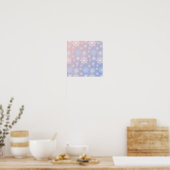 Poster Motif Snowflake (Cuisine)