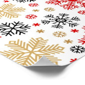 Poster Motif Snowflake (Coin)
