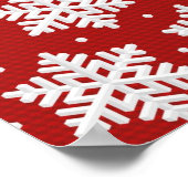 Poster Motif Snowflake (Coin)