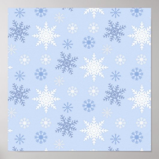 Poster Motif Snowflake (Devant)