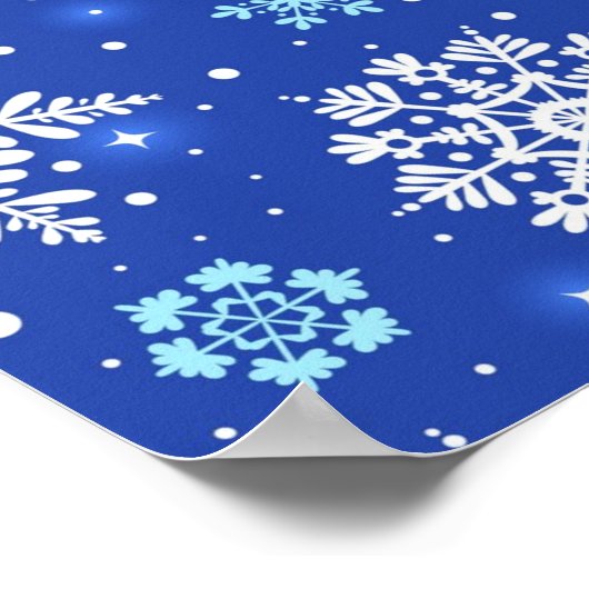 Poster Motif Snowflake (Coin)