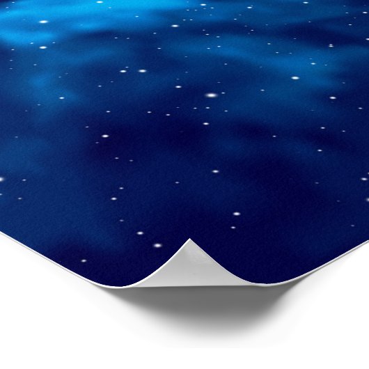 Poster Motif spatial (Coin)