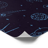 Poster Motif spatial (Coin)