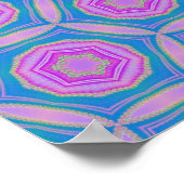 Poster Motif Terrazzo géométrique (Coin)