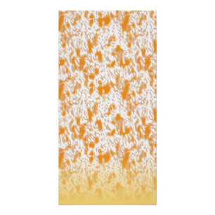 Poster Motif textile avec orange et gol vibrants