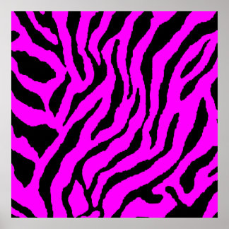 Poster Motif Tigre Rétro Corey des Années 80