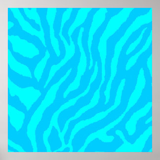 Poster Motif Tigre Rétro Corey Tiger 80s