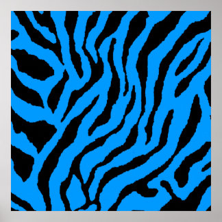 Poster Motif Tigre Rétro Corey Tiger 80s