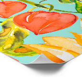 Poster Motif transparent à l'automne (Coin)