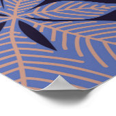 Poster Motif transparent à l'automne avec feuilles, branc (Coin)