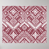 Poster Motif transparent Aztec (Devant)
