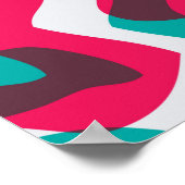 Poster Motif transparent psychédélique (Coin)