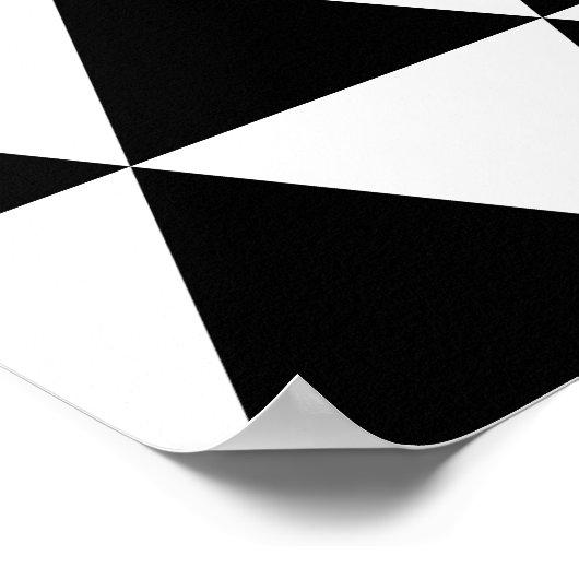 Poster Motif triangle monochrome (Coin)