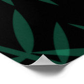 Poster Motif tropical, Eléphant (Coin)