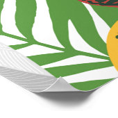 Poster Motif tropical sans couture avec perroquets. (Coin)