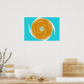 Poster Motif Twirl du sud-ouest (Cuisine)