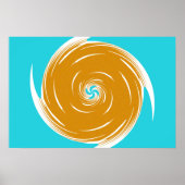 Poster Motif Twirl du sud-ouest (Devant)