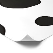 Poster Motif Vache Noir Blanc (Coin)