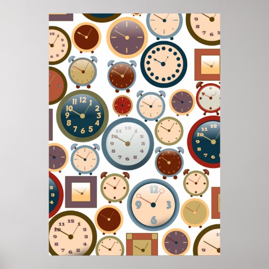 Poster Motif vintage (Devant)