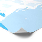 Poster motif vintage Abstrait et transparent. Colo répéti (Coin)