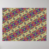Poster Motif Volute fractal (Devant)