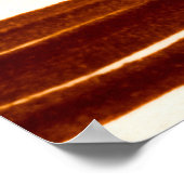 Poster Motif White Lines. Dessin d'encre des bandes géomé (Coin)