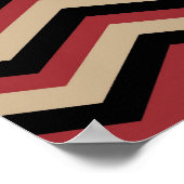 Poster Motif Zig Zag moderne (Coin)