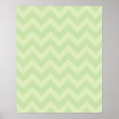 Poster Motif ZigZag vert (Devant)