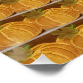 Poster Motifs Citrouilles peints (Coin)