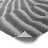 Poster Motifs Dans Les Dunes De Sable (Coin)