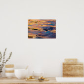 Poster Motifs de coucher de soleil réfléchi dans le silla (Cuisine)