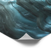 Poster Motifs de paroi de grotte de glace (Coin)