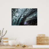 Poster Motifs de paroi de grotte de glace (Cuisine)