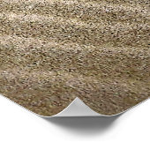 Poster Motifs de sable (Coin)