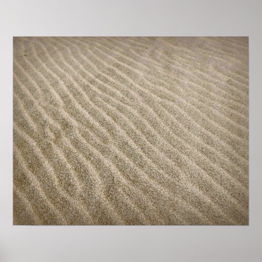 Poster Motifs de sable (Devant)