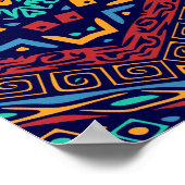 Poster Motifs ethniques (Coin)