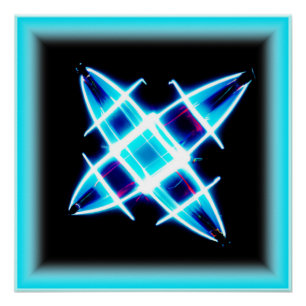 Poster Motifs étoilés brillants. Commandez dès maintenant