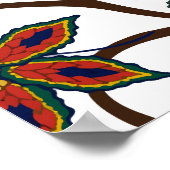 Poster Motifs orientaux. Motif sans couture avec belle (Coin)