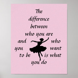 poster "Motivatie danser"