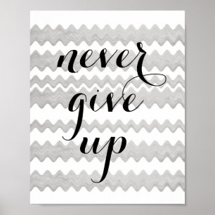 poster motivatie prijsopgave geeft nooit tekst op