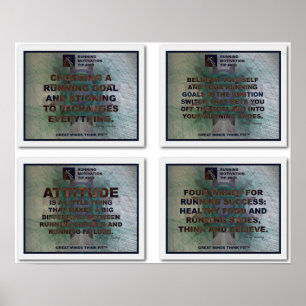 Poster Motivation à exécuter : Collage 1 avec conseils 1 