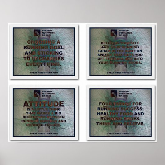 Poster Motivation à exécuter : Collage 1 avec conseils 1 (Devant)