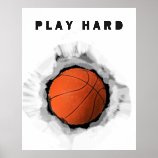Poster Motivation Basket-ball (Devant)